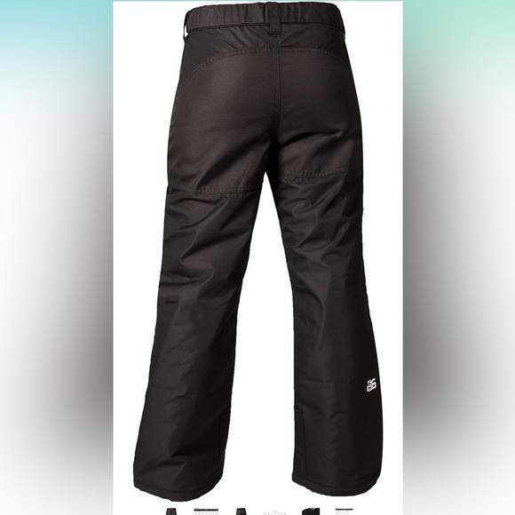 Arctix Kids Snow Pants with Reinforced Knees and Seat. Size Large. Black. EUC. - Picture 3 of 6